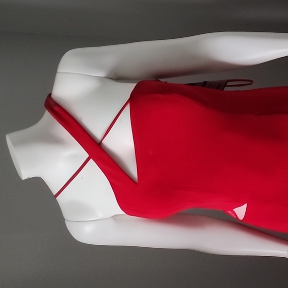 Faviana Red Dress Size 10 - Picture 2 of 12